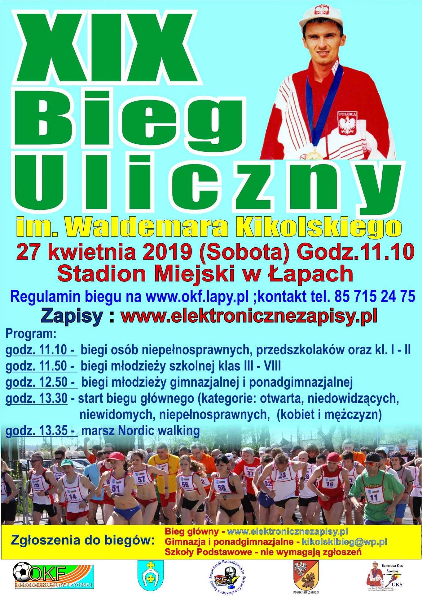 Plakat biegu