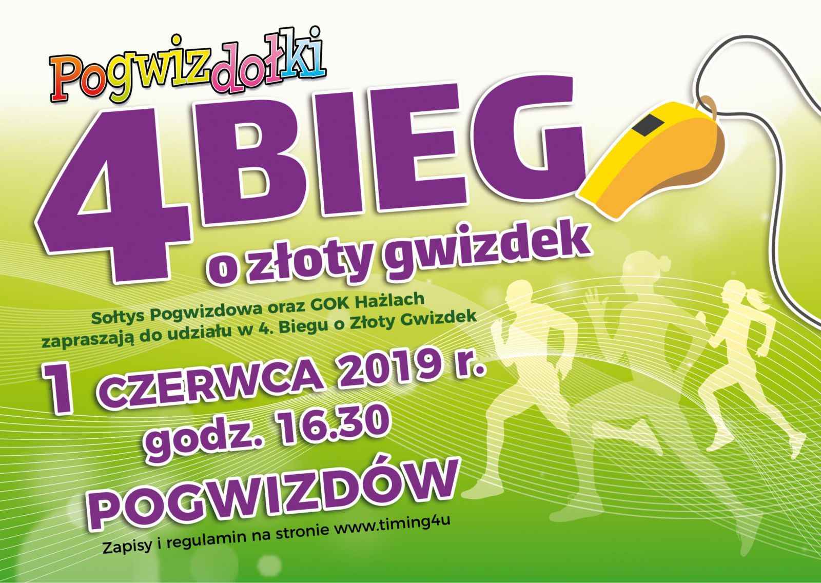 Plakat biegu