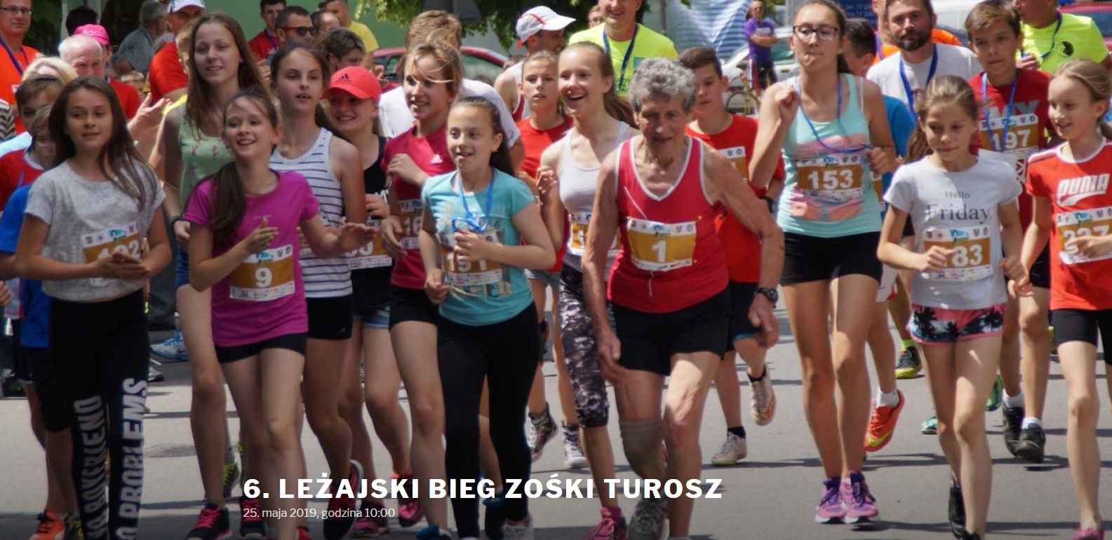 Plakat biegu