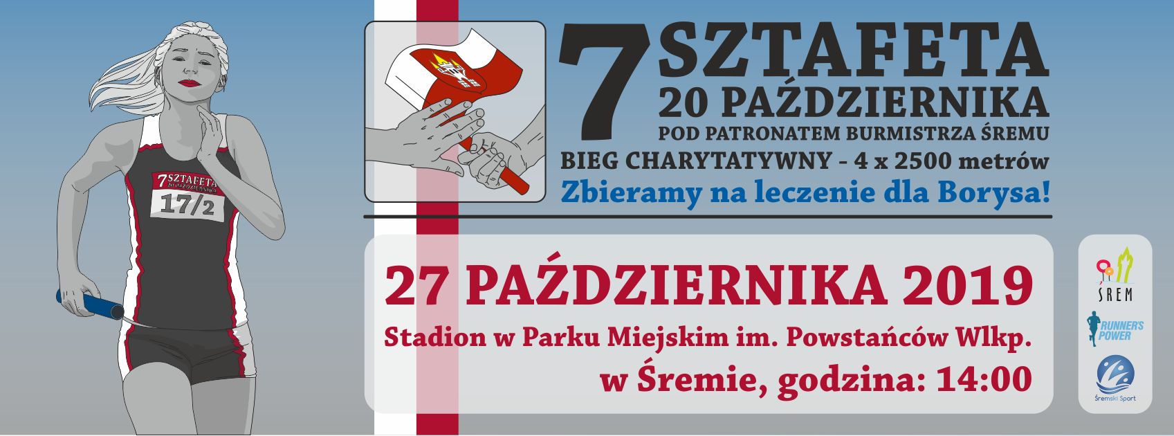 Plakat biegu