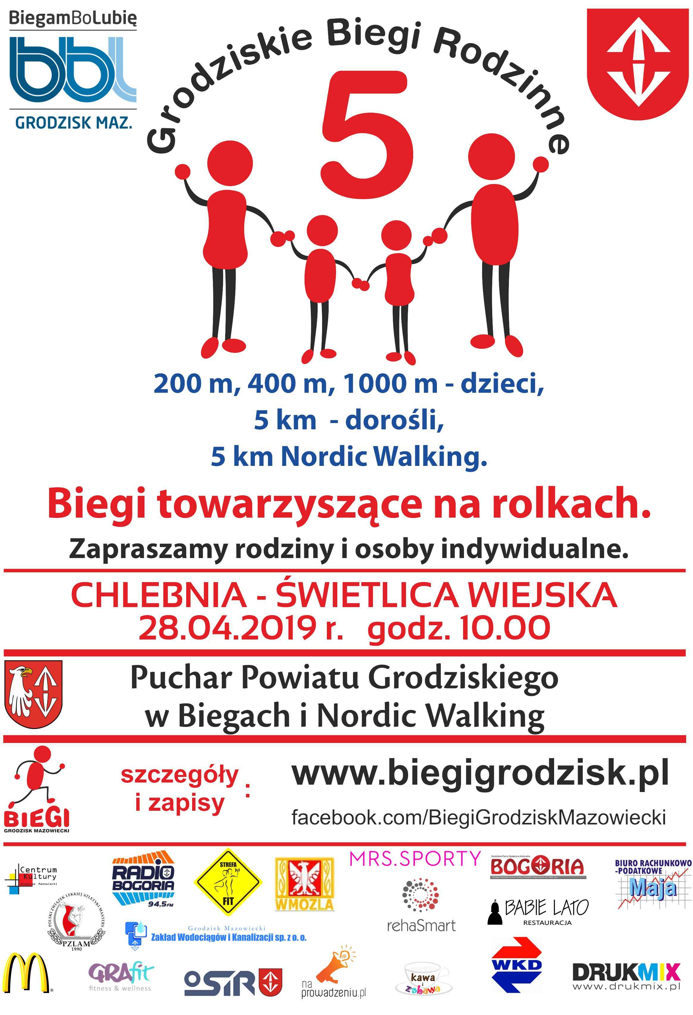 Plakat biegu