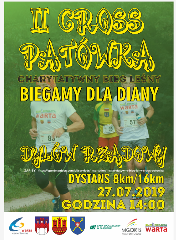 Plakat biegu