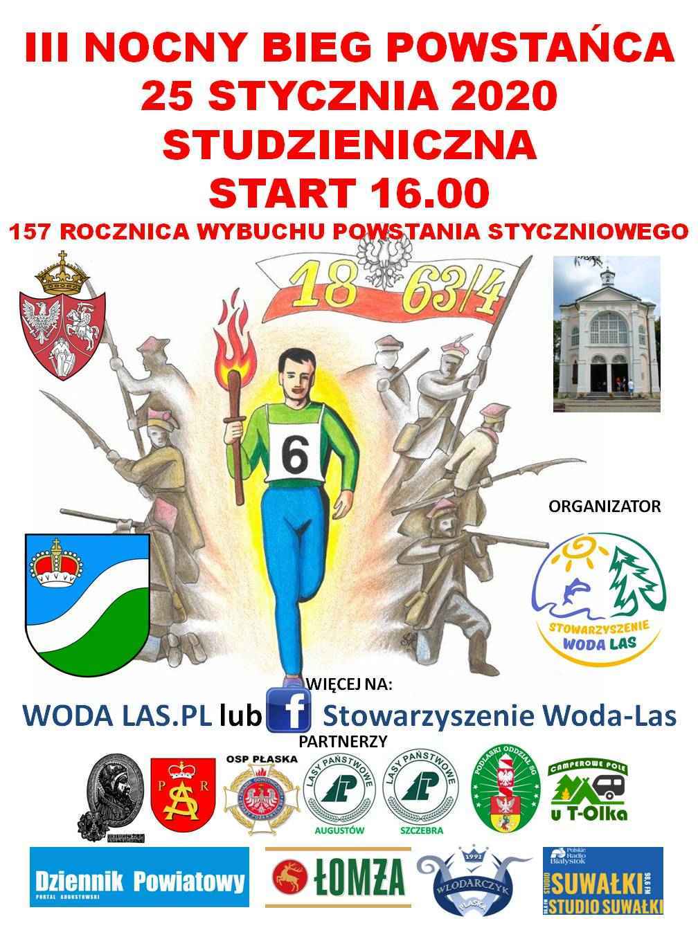 Plakat biegu