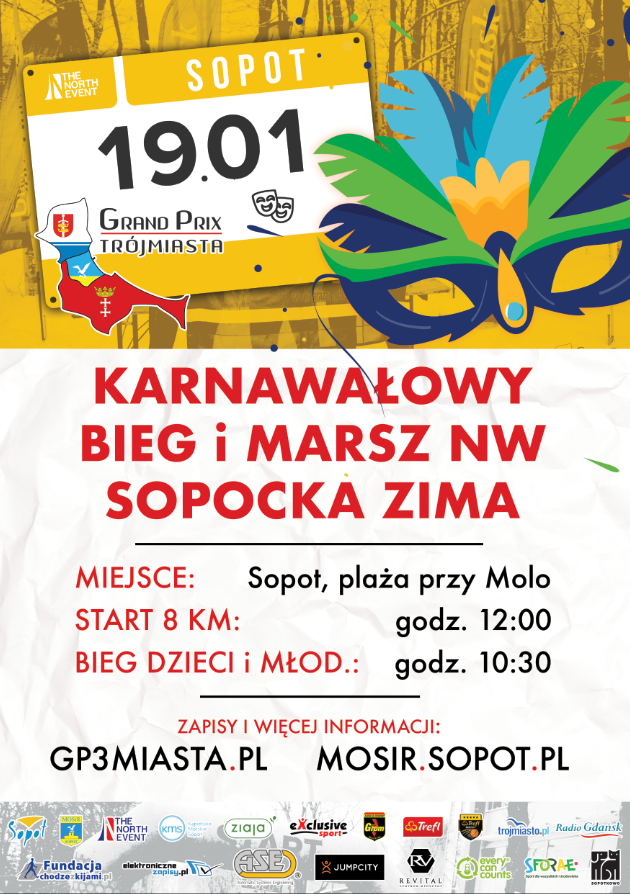 Plakat biegu