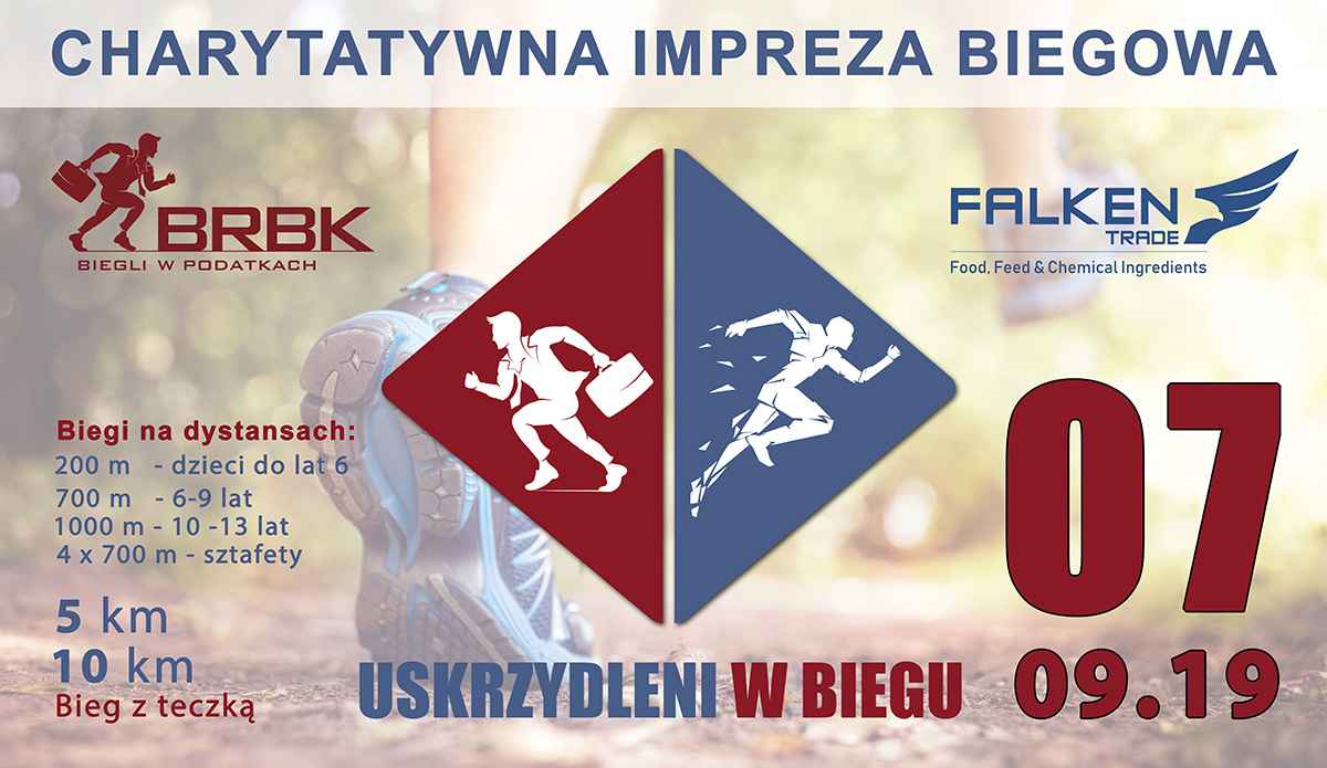 Plakat biegu